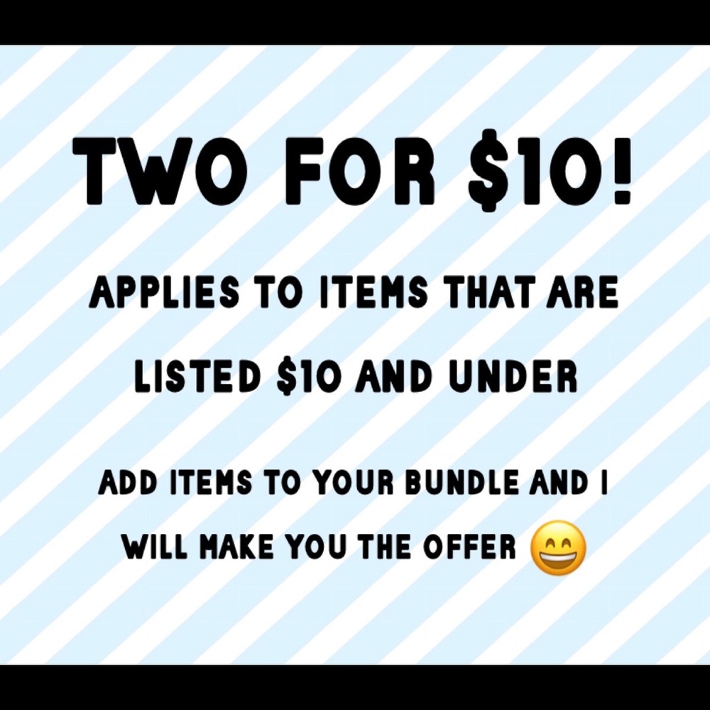 🛍 Two for $10!